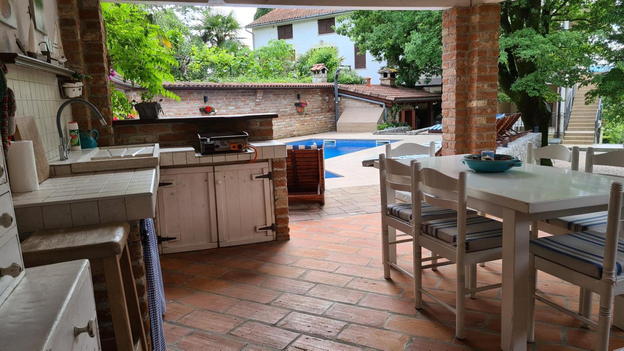 Villa Amalia Apartments Малинска Экстерьер фото